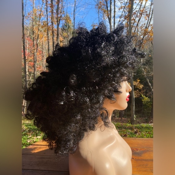 Unisex costume Super Afro party wig - Picture 6 of 12